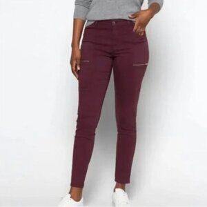 Pistola Hannah Maroon Cargo Jeans